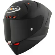 S1-XR GP Plain FIM E06 Matt Black Full Face Helmet
