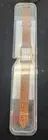 NEW IN BOX GUESS GEORGES MARCIANO MENS LEATHER QUARTZ WATCH