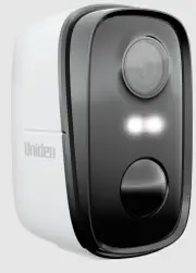 Uniden 100% Wirefree 2K Super HD Spotlight Camera in 1 Single Pack