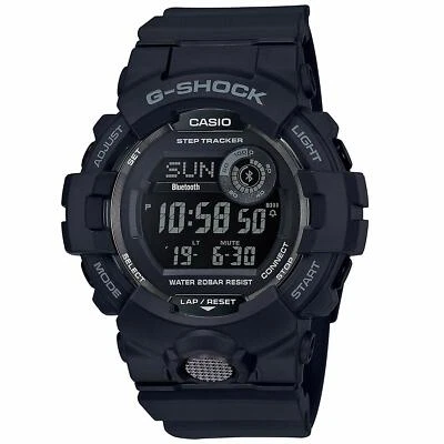 NEW Casio G-shock GBD800-1B Super Illuminator Digital Black Watch
