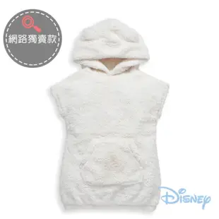 麗嬰房-Disney Baby 立體雪花絨連帽女孩上衣-奶油 - 110cm