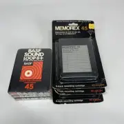NOS Blank BASF Memorex 8-Track Tapes for Recording New Sealed Mixed Lengths
