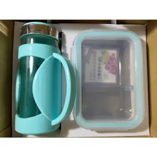 全新台灣製玻璃禮盒組 保鮮盒 隨身杯 耐熱 送禮 禮品
