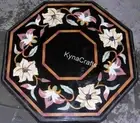 Octagon Corner Table Top , Gemstone Side Table , Marble Coffee Table for Hallway