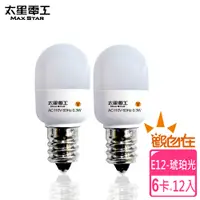 在飛比找PChome24h購物優惠-【太星電工】觀自在LED節能燈泡 E12/0.3W/2入(琥