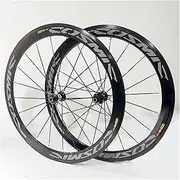 Road Bike Wheelset 700C Road Bike Wheelset 40/50MM for 7 8 9 10 11 Speed Wheelset Aluminum Alloy C/V Brake Rim Quick Release 20H Hub 120 Clicks(Grey,700C/40MM)