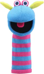 Scorch Sockettes Knitted Hand Puppets