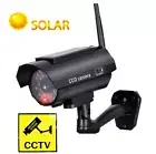 Dummy fake camera solar powered cctv security wifi wireless outdoor flashing led