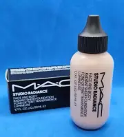 MAC Studio Radiance Face and Body Radiant Sheer Foundation W2 1.7 Fl. oz NIB