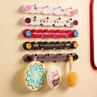 9 Hooks Door Hanger Hooks Traceless Dopamine Coat Racks Home Decoration