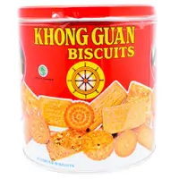 在飛比找蝦皮購物優惠-Khong Guan Biscuits Kaleng Bes