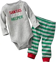 [Carter's] Baby Boy's Santas Little Helper 2 Piece Set