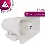 Eagle P110 Horn Speaker For Marine/Boat PA System│30W RMS│8Ω│115dB SPL│White