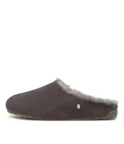 [EMU AUSTRALIA] monch charcoal leather slippers