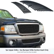Fits 2006-2012 Ford Ranger Black Billet Grille Combo Insert (for: Ford)
