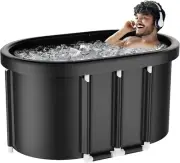 Ice Bath Tub for Athletes Portable Bathtub for Adults Inflatable Bathtub Free-S