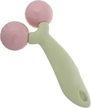 EXQUIMEUBLE Shaped Face Roller Massager Portable Facial Beauty Tool for Skin Care Alleviate Facial Fatigue for Home Office Travel Lightweight Comfortable Design