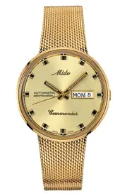 MIDO Commander Automatic Mesh Strap Watch, 37mm