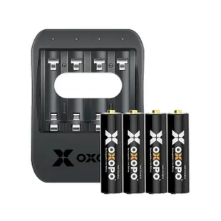 【OXOPO】XS-III系列 1.5V 快充鋰電池組(3號4入+充電器)