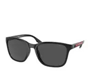 Prada Linea Rossa PS 02WS 1AB06F Black Men's Sunglasses - Size 57-18