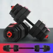 Adjustable Dumbbells Barbell Set Weight Dumbbells Plates 3kg - 40kg Safety Lock
