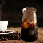 Glass Espresso Steaming Pitcher Glass Pither for Coffee Cappuccino Mocha