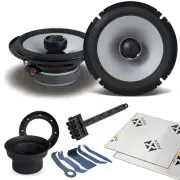 Alpine S2-S65 160W 6.5" Coaxial Speakers with Accessories
