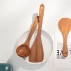 Resistant Kitchen Tool Kitchenware Shovel Wood Spatula Cooking Utensil Turner