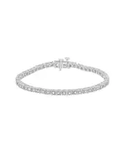 Silver 0.49 ct. tw. Lab Grown Diamond Bracelet