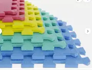 Foam Floor Mats Interlocking EVA Foam Padding for Home Gym Non-Toxic 8-Pcs 32'SQ