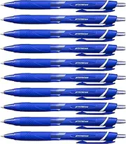 Uni-Ball Jetstream Colours SXN-150C - Retractable 0.7mm Rollerball Pens - Blue - Pack of 10