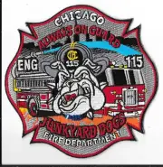 Chicago Fire Department, Illinois Engine 115 Shoulder Patch V1
