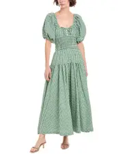WeWoreWhat Smocked Waist Midi Dress