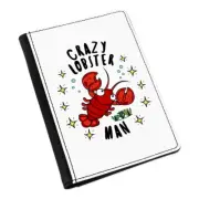 Crazy Lobster Man Stars Passport Holder Cover Case Wallet - Funny Animal