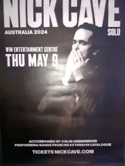Nick Cave tour poster 2024