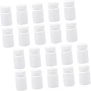 Beavorty Medicine Bottles 30pcs Empty Dispensing Bottles Sealed Lids Leakproof Portable Capsule Containers