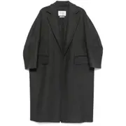 [Max Mara] Max Mara Virgin Wool-blend Coat 34 IT GREY