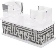 FUNOMOCYA Acrylic Jewelry Display Holder Stylish Bracelet Organizer Rack for Jades Bangles Prayer Beads Compact Design for Storage Showcase