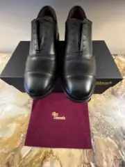 Allen Edmonds "PARK AVENUE" Cap-Toe Oxfords Size 10 1/2 B Black NEW in Box $425
