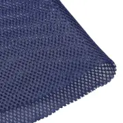 Speaker Grill Cloth 1x1.45M Polyester Fiber Stereo Mesh Fabric Dark Blue