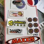 MAXXIS R1 獅王 TRIONES 川歐力士 GMD 固滿德 藍星 貼紙