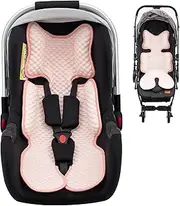Kaseeous Baby Car Seat Cooler Pad, Mink Dot Car Seat Cooling Pad for Girls Boys, Stroller Cooling Pad with 3D Breathable Mesh, Multifunctional Infant Car Seat Cooling Insert Liner for Summer