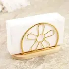 Iron Standing Napkin Holders Desktop Paper Dispenser Cocktail Cookouts