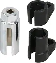Oxygen Sensor Removal Tool, Automotive Socket Repair Tool, Efficient 3-Piece Set for Oxygen Sensors, Vacuum Switches, Removing & Replacing