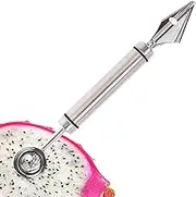 Fruit Carving Tools | Double-Headed Watermelon Scooper and Baller - Cantaloupe Ice Cream Sorbet Dessert Ball Stainless Steel Spoon for Serving Butter