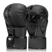 MMA Gloves Open Palm Sparring & Grappling Mitts,Martial Arts for Men & Women,...