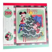 Disney Theme Park Merchandise - Retro Holiday 750 Piece Puzzle - Micky & Minnie