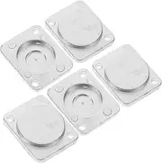 BELLIFFY 5pcs Metal Panel-mount Blank Cover Plate for Chassis Connectors Easy-install Wall Faceplate for Space-saving Design for Homes and Offices