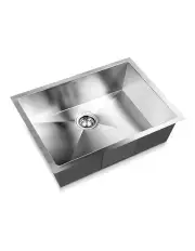 [Cefito] Single Bowl Laundry Stainless Steel Kitchen Sink 60X45CM Silver