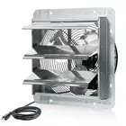 12Inch Shutter Exhaust Fan Wall MountedAluminum with 1.65 Meters Power Cord KitH